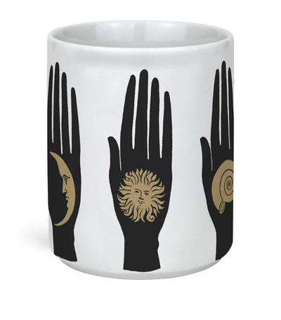 Fornasetti Silhouette Di Mani Porcelain Pencil Holder