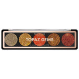 Profusion Cosmetics Glitter Palette Topaz 4.5g, imported from the UK