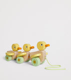 Harrods duckling pull-along wooden toy, UK version