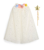 Meri Meri Pom-Pom Collar Cape, imported from the UK