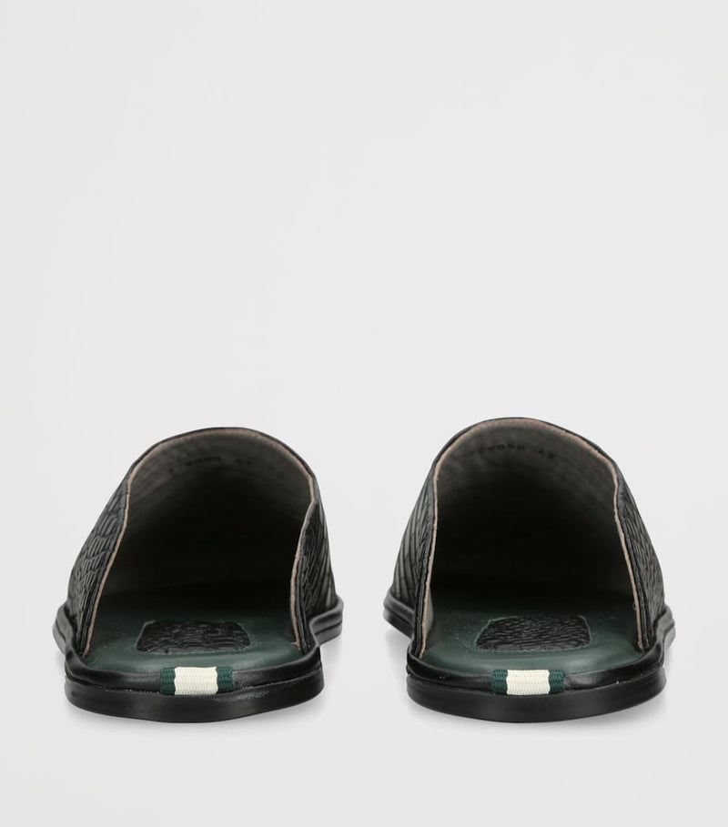 Brotini alligator leather mules - British product