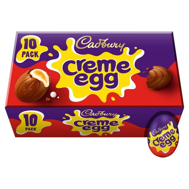 Cadbury Creme Egg Chocolate 10 Pack 400g