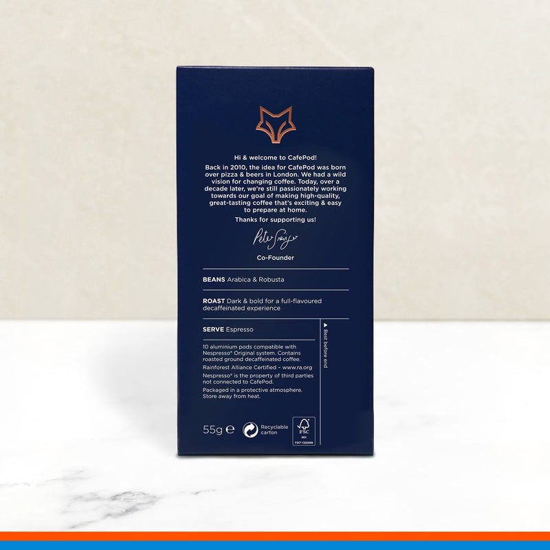 Decaf Supercharger Espresso coffee - British product