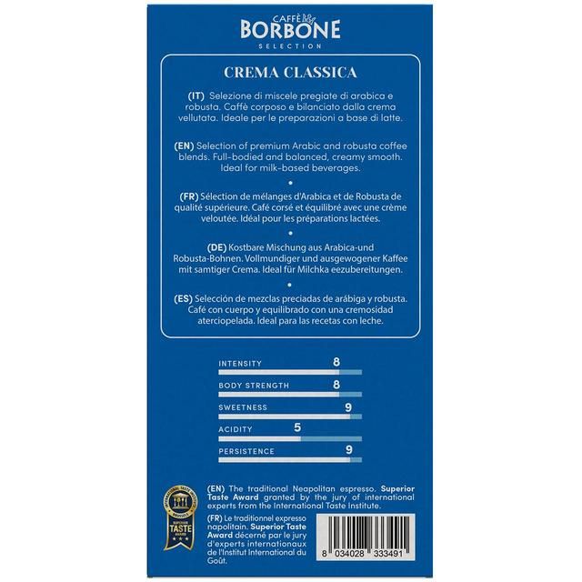 Caffe Borbone Crema Classica Ground Filter Coffee 250g