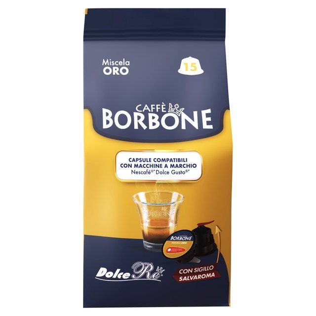 Caffe Borbone Oro Intensity 7 Dolce Gusto Compatible 15 per pack