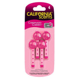 California Scents Coronado Cherry Vent Sticks Car Air Fresheners 4 per pack