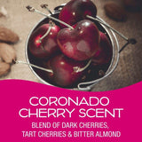 California Scents Coronado Cherry Vent Sticks Car Air Fresheners 4 per pack