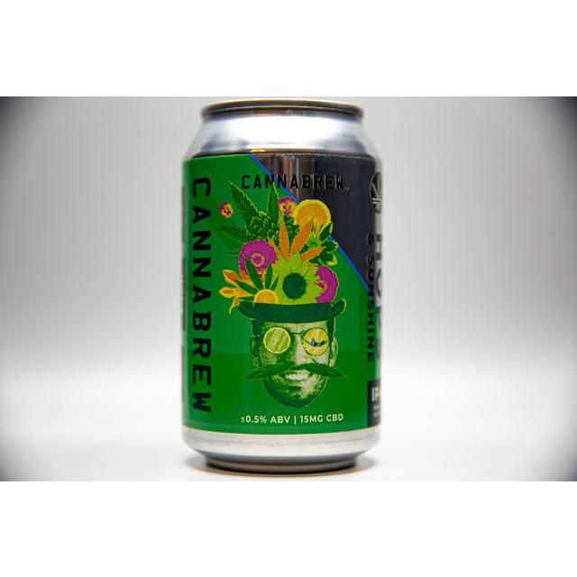 Cannabrew CBD Infused Hops and Sunshine Alcohol Free IPA 330ml