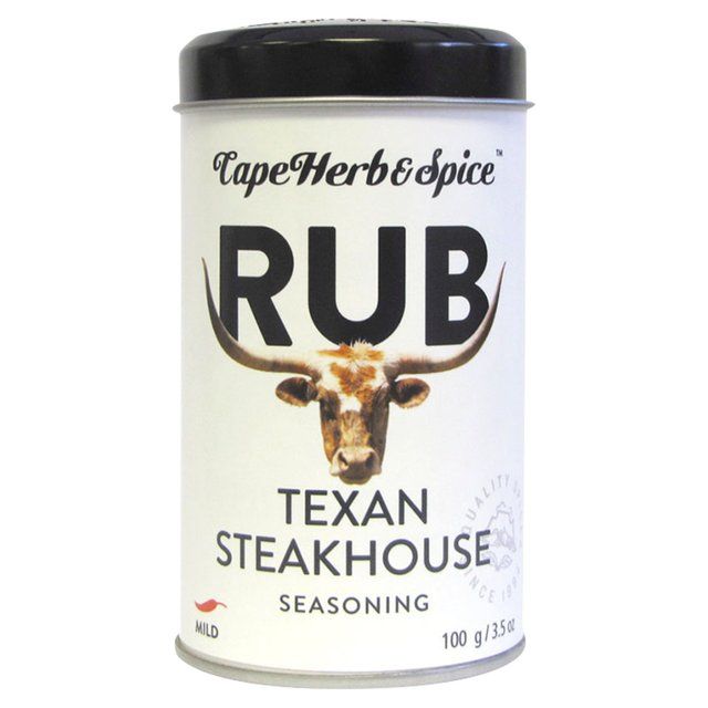 Cape Herb & Spice Texan Steakhouse Seasoning Rub Tin 100g