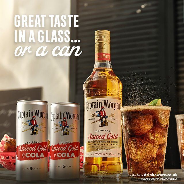 Captain Morgan Original Spiced Gold Rum Based Spirit Drink 1L