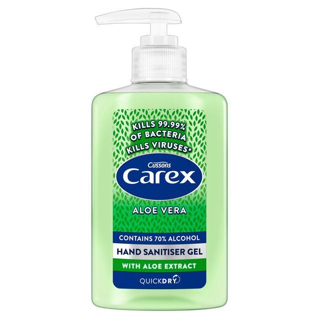 Carex Aloe Vera Antibacterial Hand Sanitiser Gel 300ml