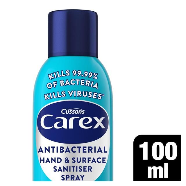 Carex Antibacterial Hand and Surface Sanitising Spray 100ml