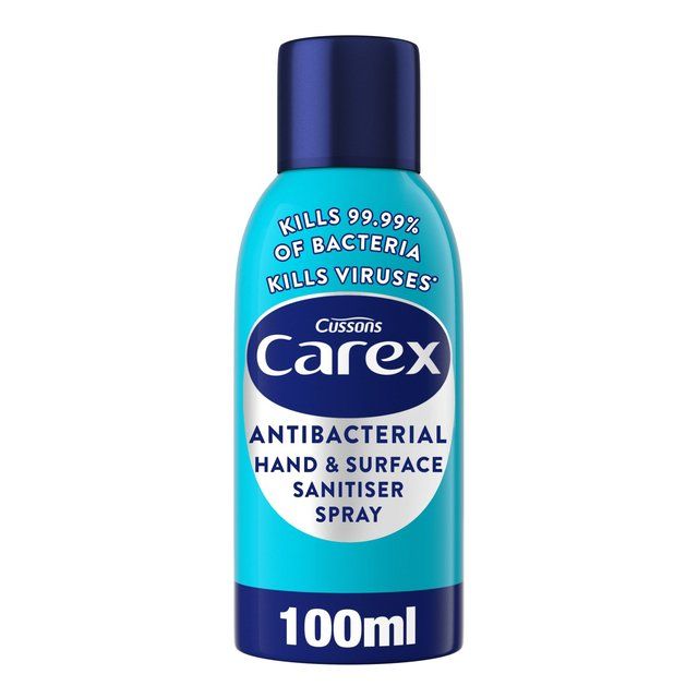 Carex Antibacterial Hand and Surface Sanitising Spray 100ml
