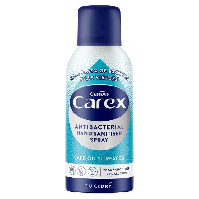 Carex Antibacterial Hand and Surface Sanitising Spray 100ml