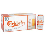 Carlsberg Export Lager Beer Cans 10 x 440ml
