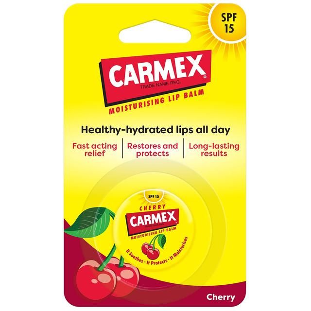 Carmex Cherry Lip Balm Pot SPF15 7.5g