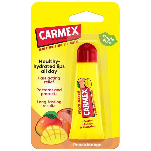 Carmex Lip Balm Peach & Mango Tube 10g