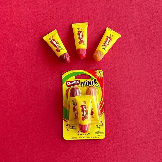 Carmex Mini Lip Balm 3 Pack SPF15 3 x 5g