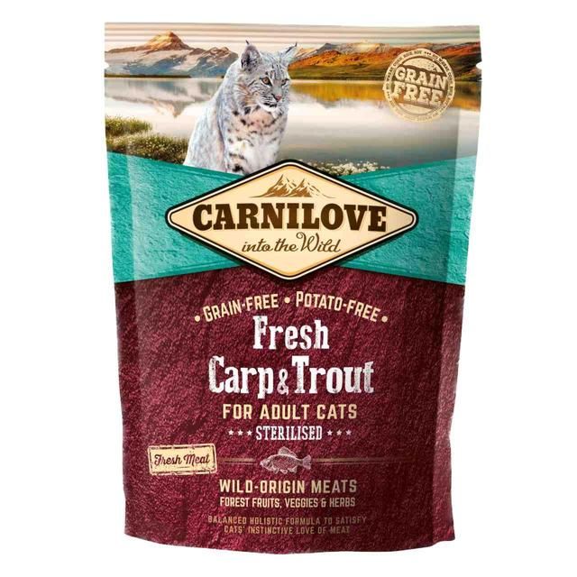 Carnilove Fresh Carp & Trout Adult Cat Food 400g
