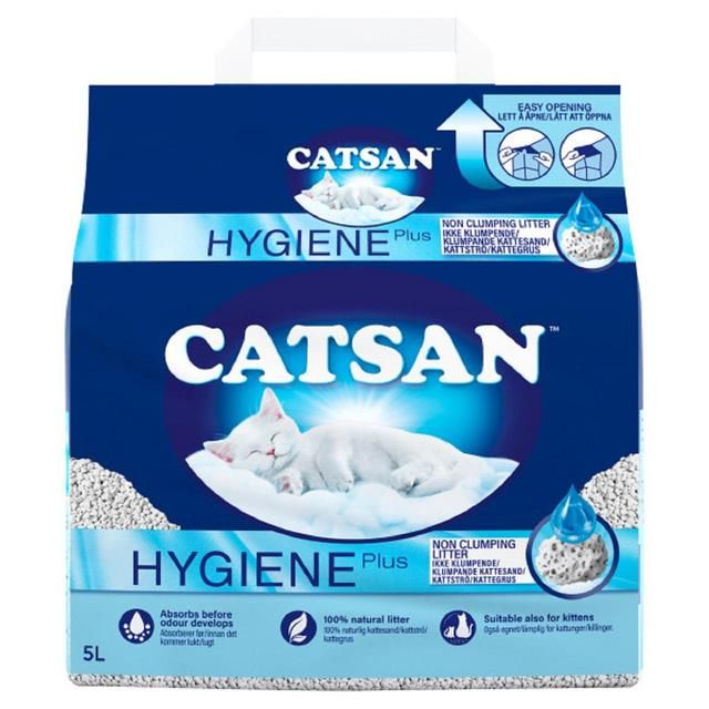 Catsan Hygiene Non-Clumping Odour Control Cat Litter 5L