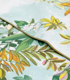 Yves Delorme floral print organic cotton Super King flat sheet (British brand)