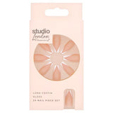 Superdrug Studio Fancy French False Nails White Tip Kit 24