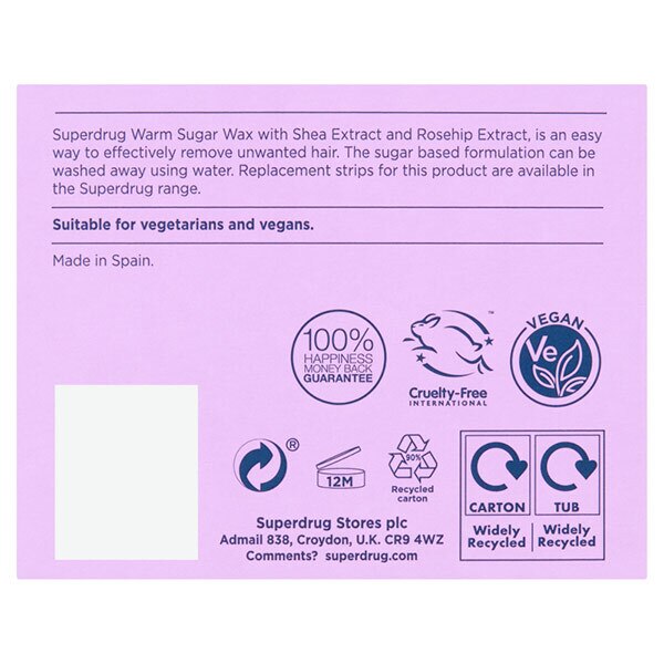 Superdrug Sensitive Warm Wax Treatment 250ml GOODS Superdrug