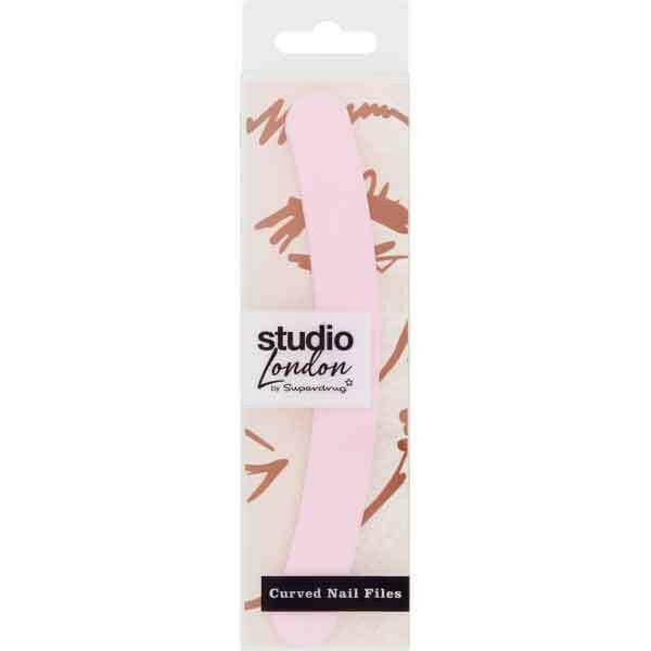 Studio London Curved Shaper File x 2 GOODS Superdrug