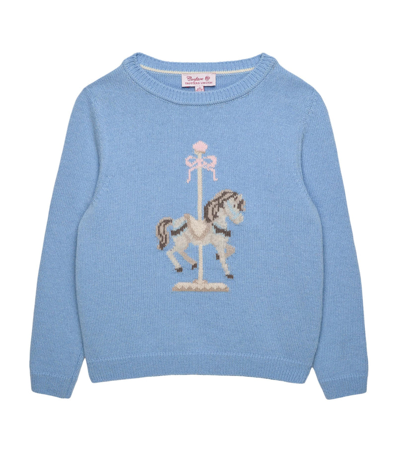 Trotters Cotton Carousel Sweater children's sweater 6-11 years (British brand)