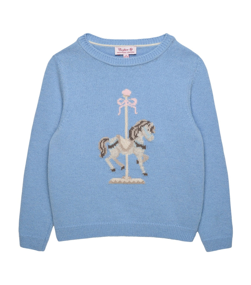Trotters Cotton Carousel Sweater children's sweater 6-11 years (British brand)