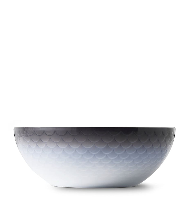 Royal Copenhagen Hav bowl with bronze detailing, 26cm, imported from the UK