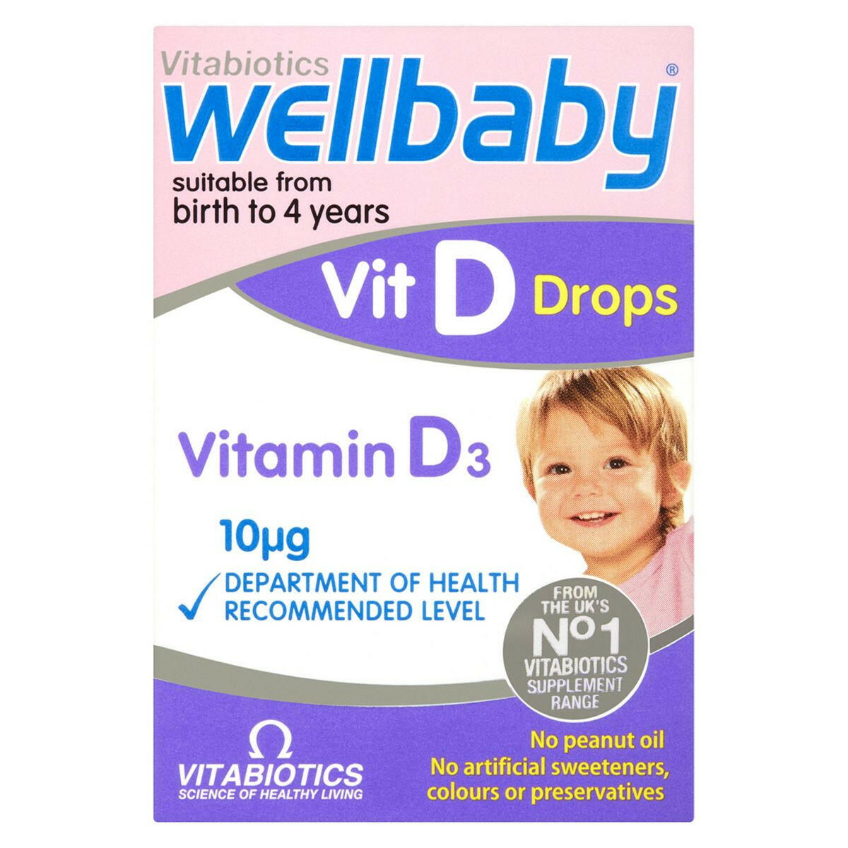 Vitabiotics Wellbaby Vit D Drops 10 µg 30ml GOODS Boots