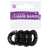 Superdrug Spiral Elastics Hair Bands
