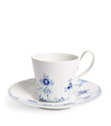 Royal Copenhagen Blue Elements Porcelain Teacup and Saucer Set