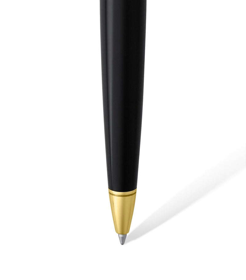 Cartier ballpoint pen with palladium detailing and blue resin cabochon - British product