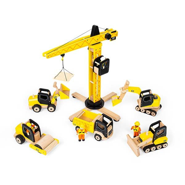 Tidlo Wooden Tower Crane Toy GOODS Superdrug