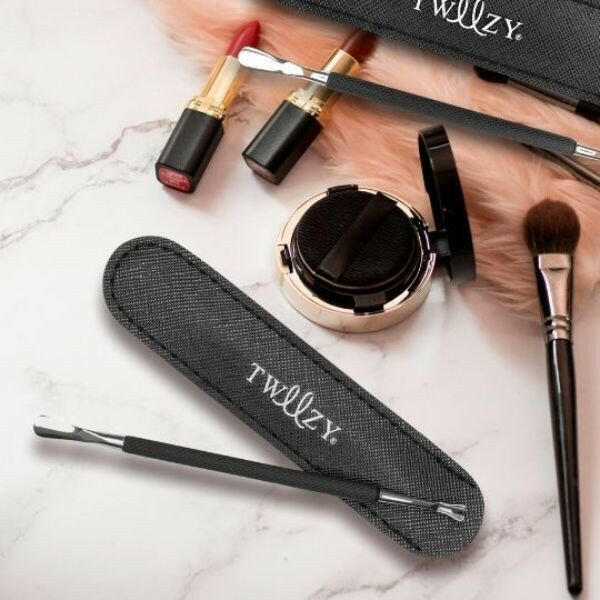 Tweezy Cuticle Pusher & Fork Trimmer Dual Ended with Pouch GOODS Superdrug