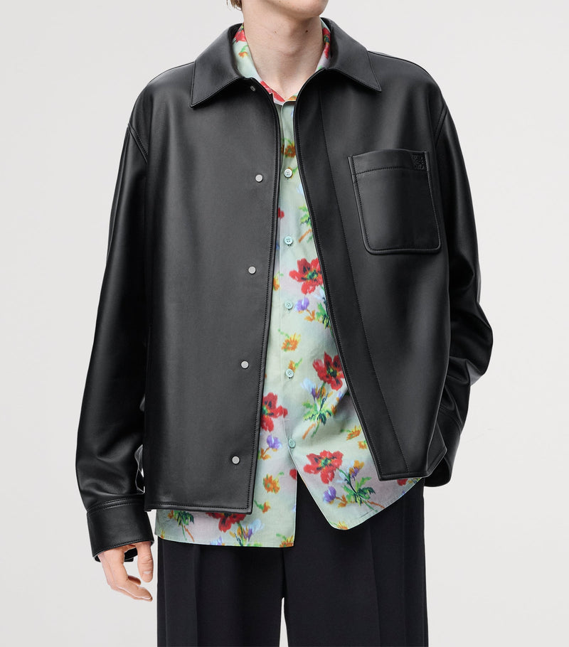 LOEWE Leather Anagram Overshirt, UK version