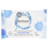 Femfresh 0% Feminine Intimate Wipes Unscented 25 Pack
