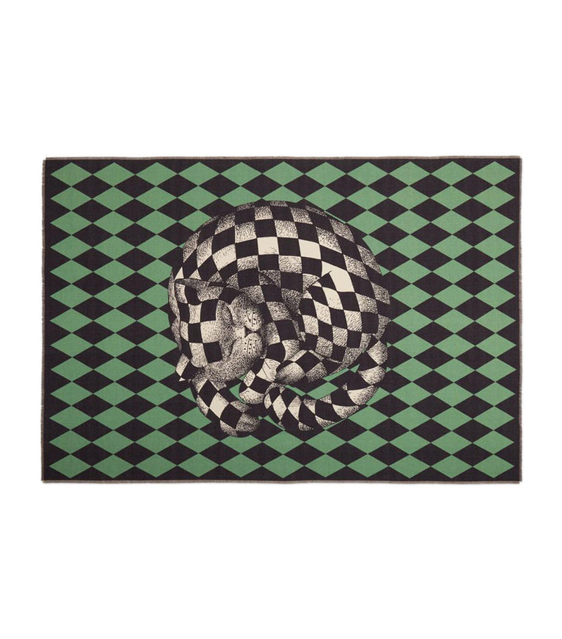 Fornasetti Plaid High Fidelity Losanghe Throw (140cm x 200cm)