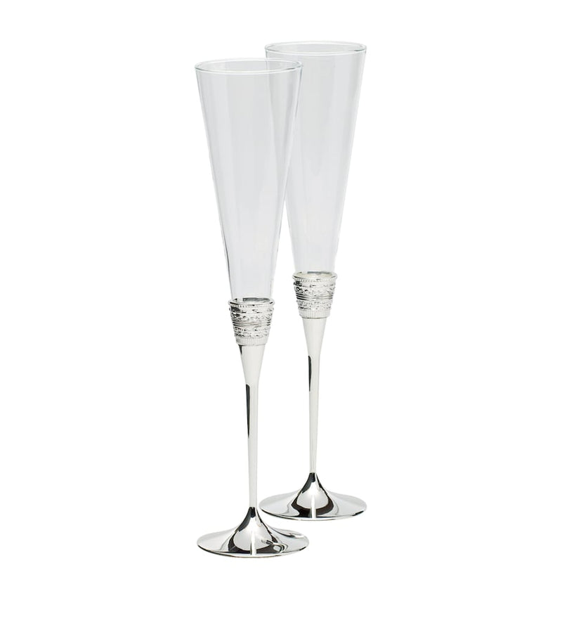 Wedgwood x Vera Wang toasting flutes set of 2 320ml (British brand)