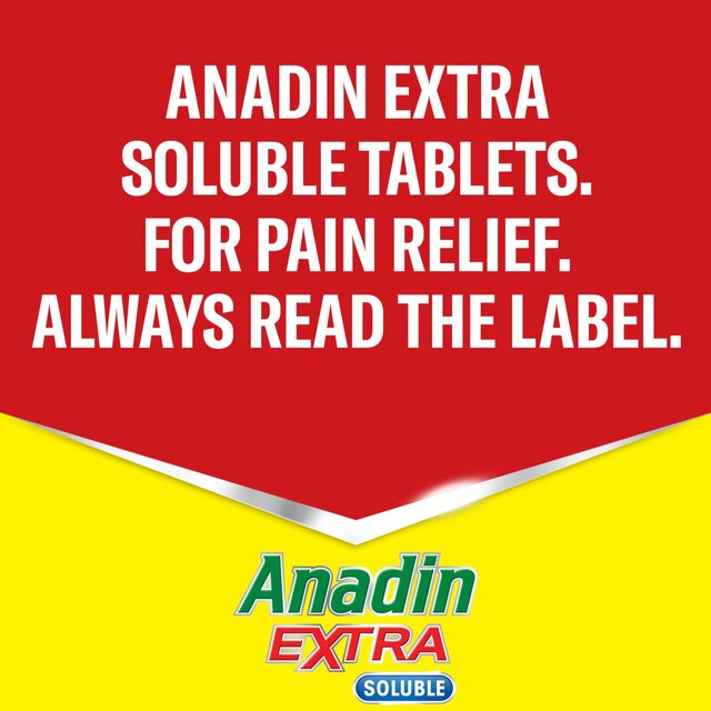 Anadin Extra Aspirin & Paracetamol Pain Relief Soluble Tablets 12 per pack - McGrocer
