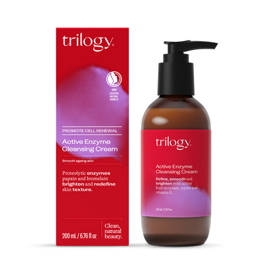 Trilogy Active Enzyme Cleansing Cream Age Proof Face Cleanser 200ml