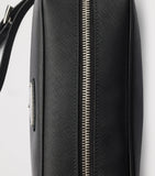 Prada Saffiano Leather Triangle Pouch