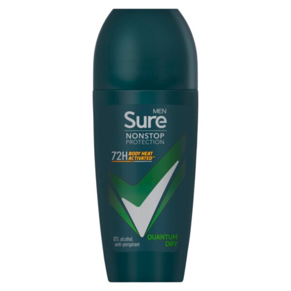 Sure Men Antiperspirant Deo Roll On Nonstop Quantum 50ml GOODS Superdrug