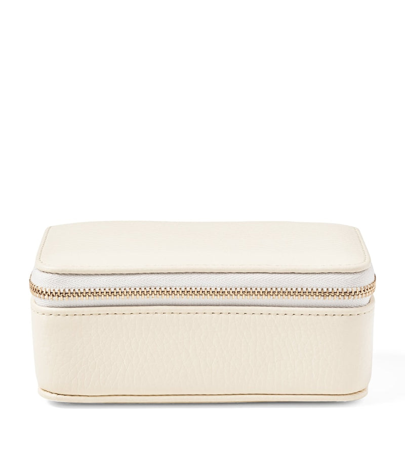 Aspinal of London medium leather travel jewellery box - British product
