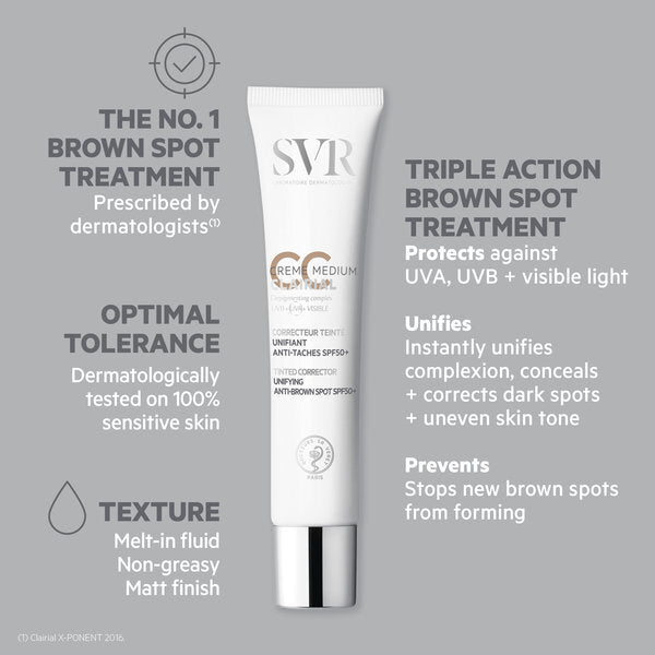 SVR Clairial Hyperpigmentation CC Cream Medium 40ml (British brand)