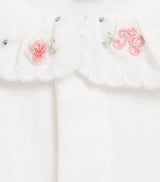 Cotton Floral-Detail Bodysuit for Ages 1-24 Months