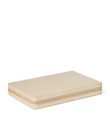 Aerin Leather Enzo Travel Backgammon Set