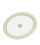 Bernardaud oval porcelain platter with floral design 38cm - British product